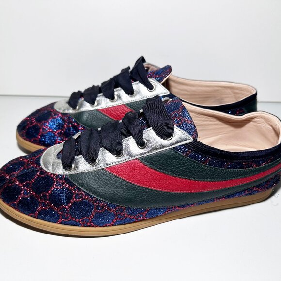 Gucci GG Glitter Bee Sneakers (Men’s) - Picture 1 of 10